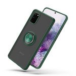 Wholesale Tuff Slim Armor Hybrid Ring Stand Case for LG K22/K22 Plus/K32 (Green)